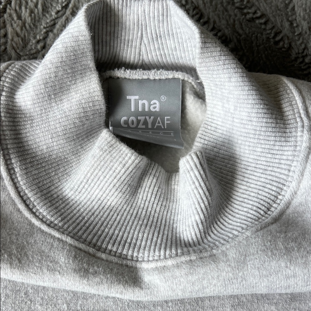 TNA Light Gray Crewneck Sweater - Picture 2 of 9